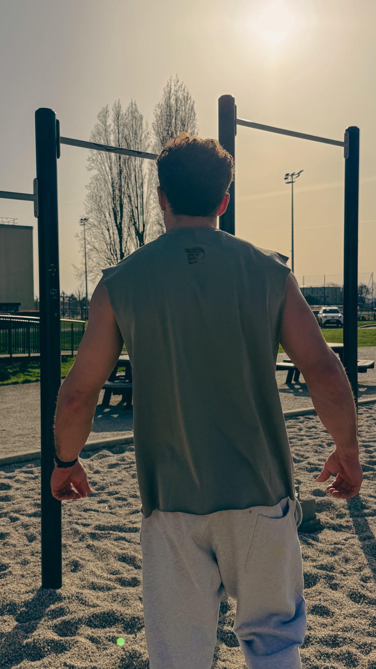 Tank oversized déstructuré - Sable