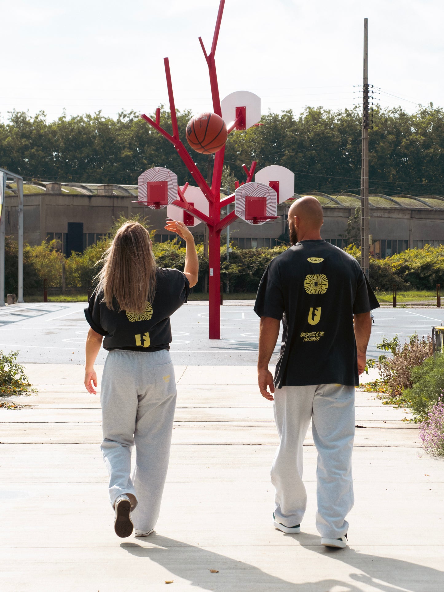 T-shirt oversized Noir vintage