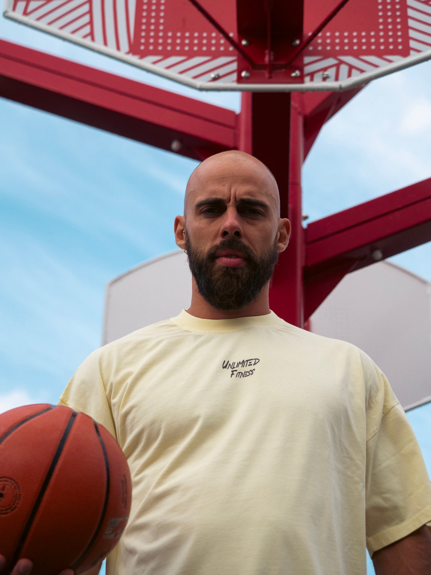 T-shirt oversized pastel yellow