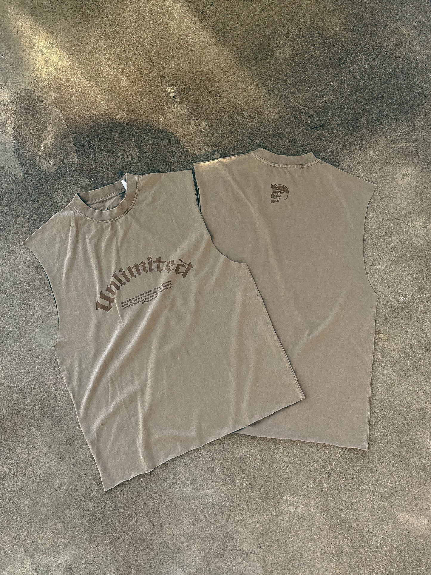 Tank oversized déstructuré - Sable