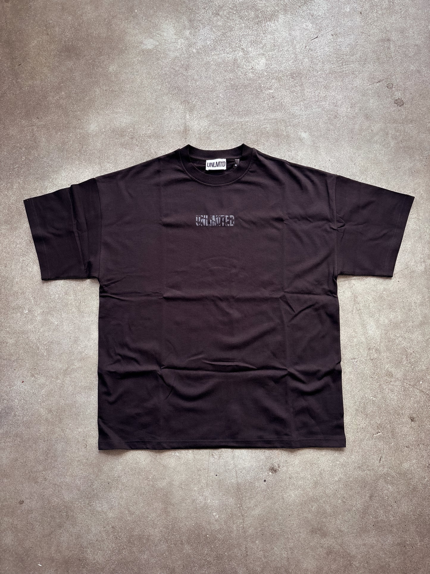 T-shirt oversized 2026 - Black léopard